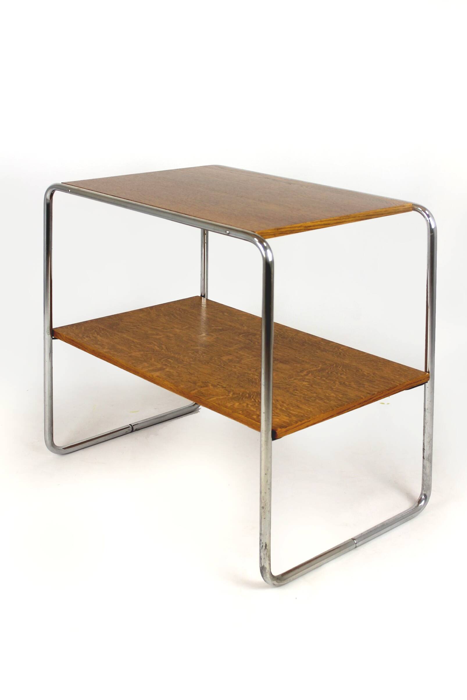 Restored B12 style Side Table atttributed to Kovona 1940s
