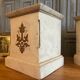 2 x French church consoles