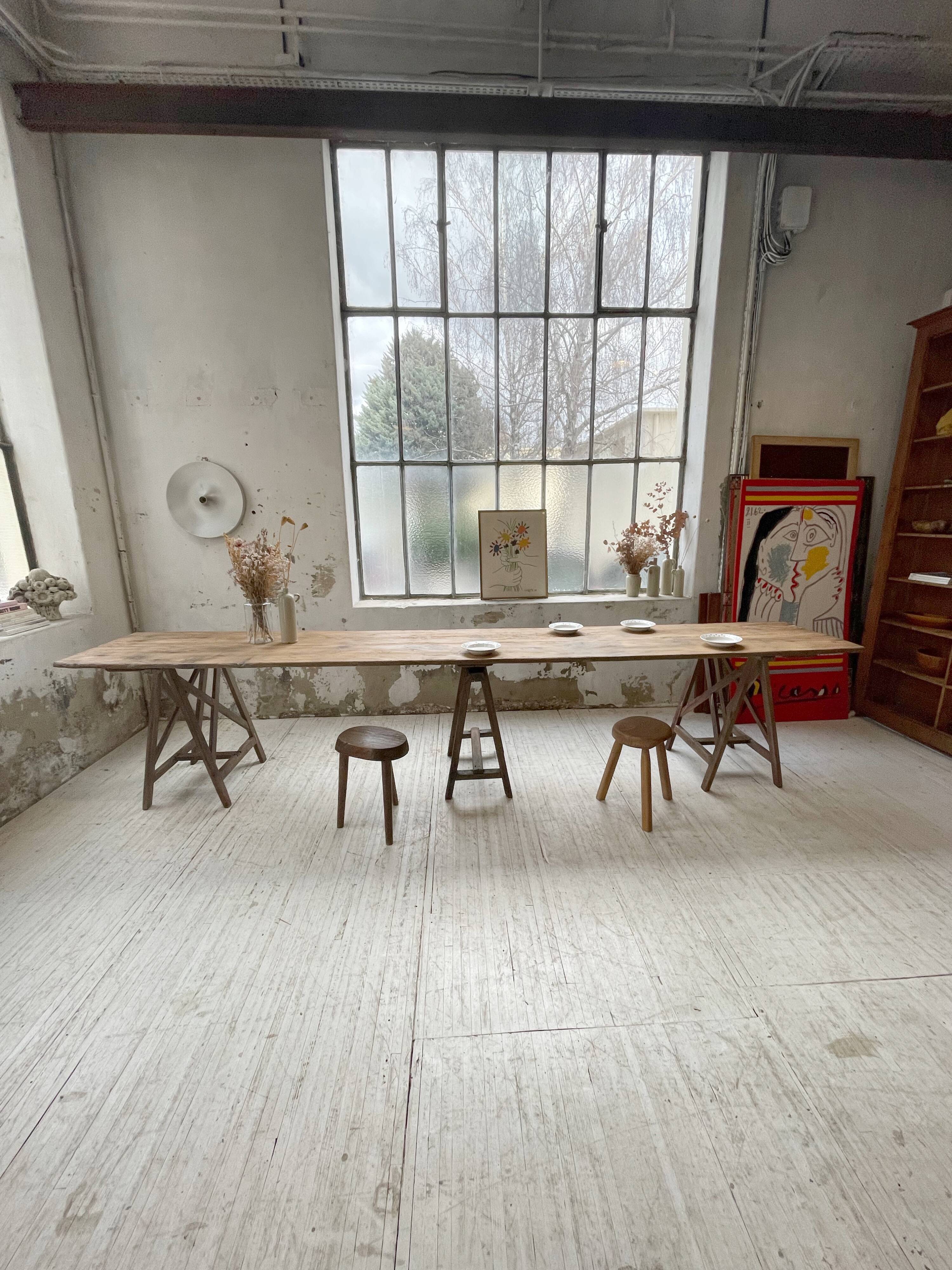 Guinguette table XXL 4m trestles