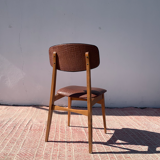 Set of 6 teak chairs