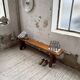 Walnut bench 1900 175cm