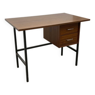 Bureau moderniste en bois et métal