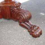 Table drum time empire with its marble Bowl st anne