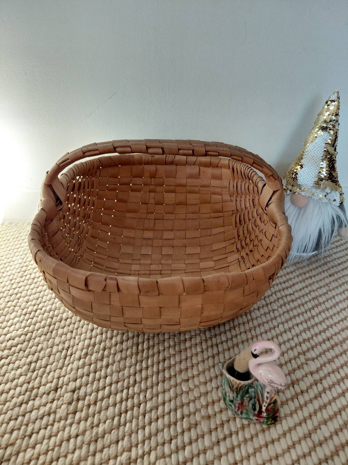 Old wicker basket