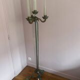 Vintage floor lamp from the 40s and 50s by Genet and Michon