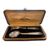Detjen silver spoon and fork