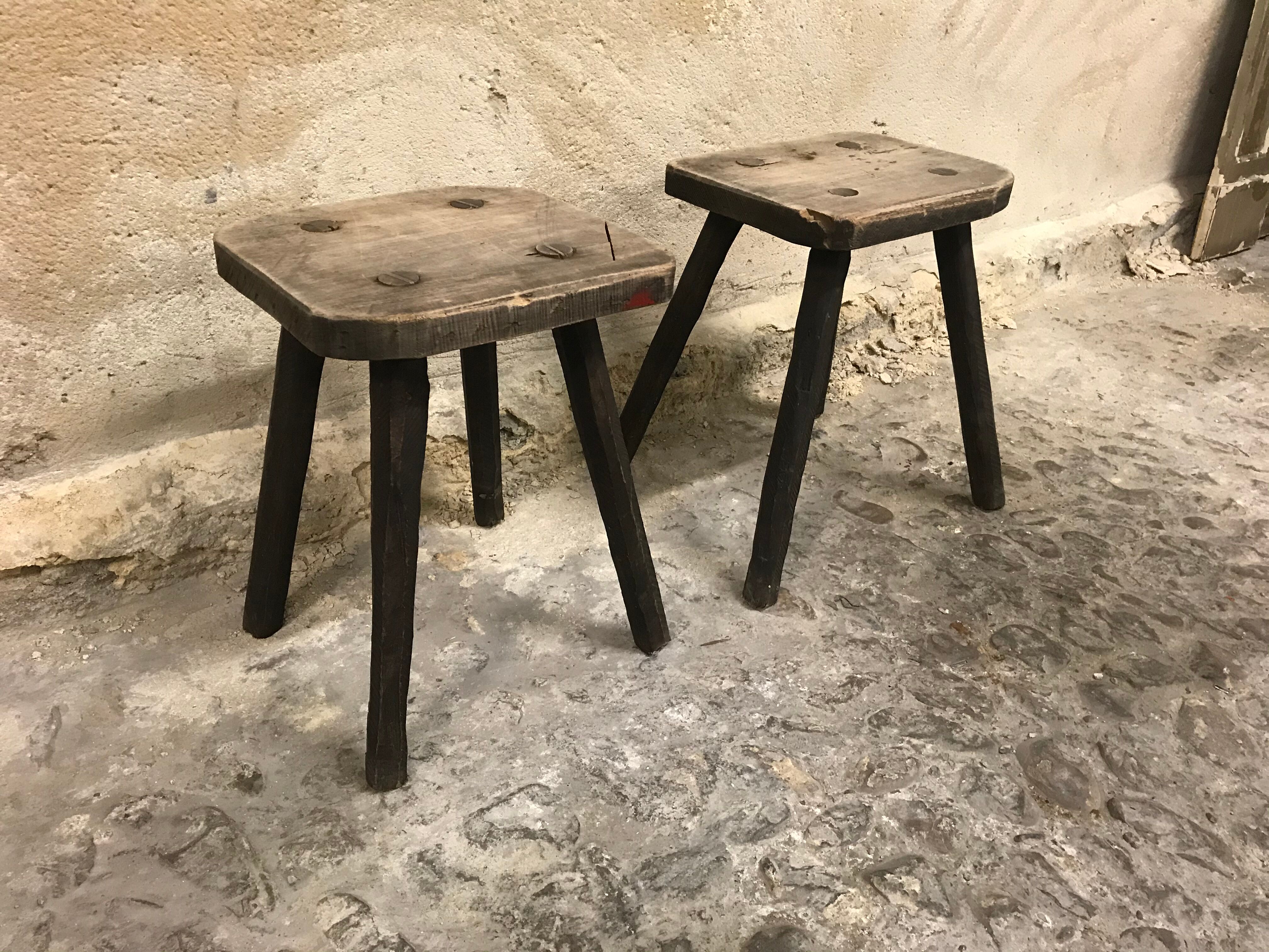 Pair of popular art stools