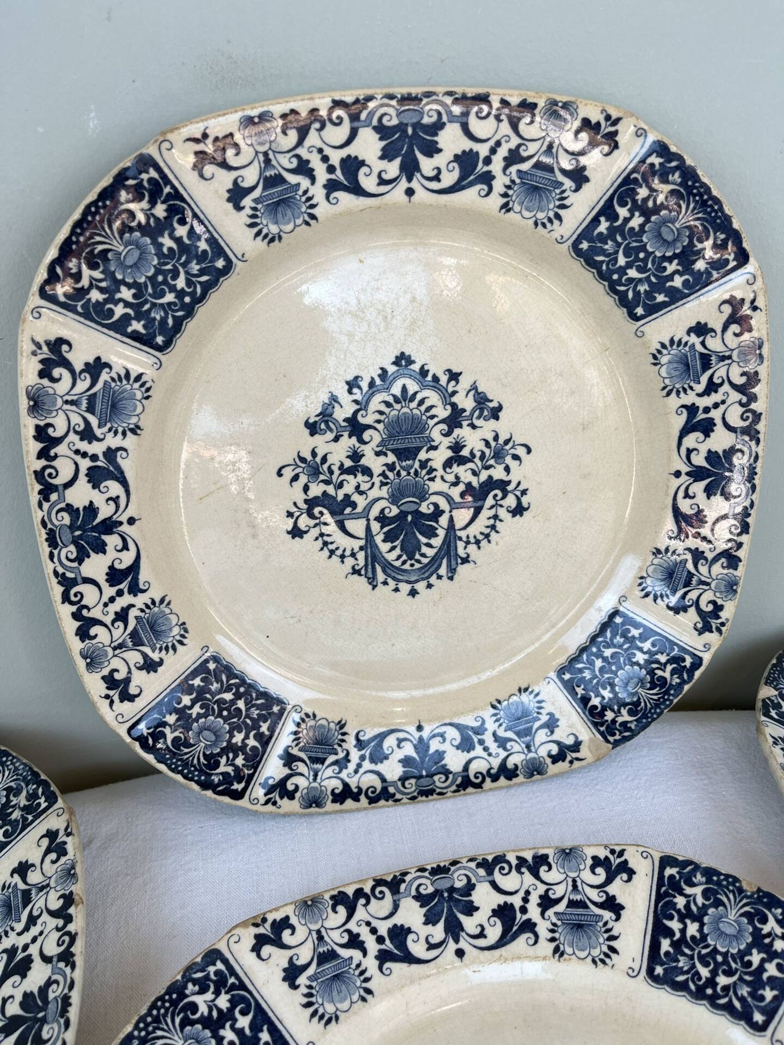 Antique plate from the late 19th century.