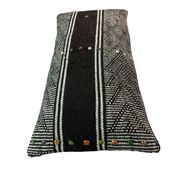 Vintage turkish kilim cushion cover , 30 x 60 cm