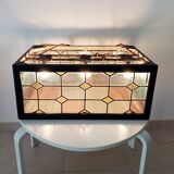 Art deco stained glass pendant from the 30s/40s