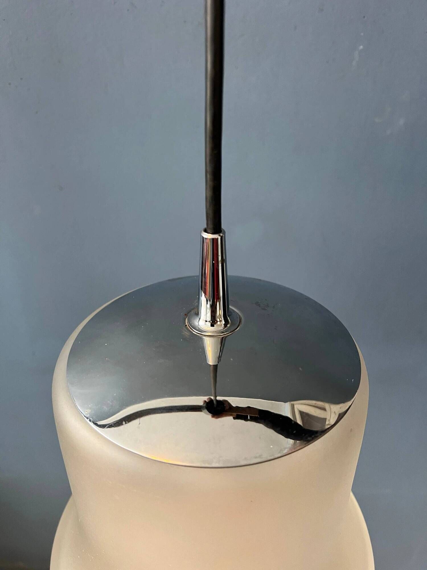 Mid-Century Frosted Glass Pendant Light Peill & Putzler