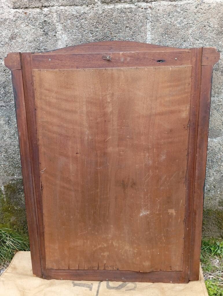 Large beveled mirror from the early 20th century