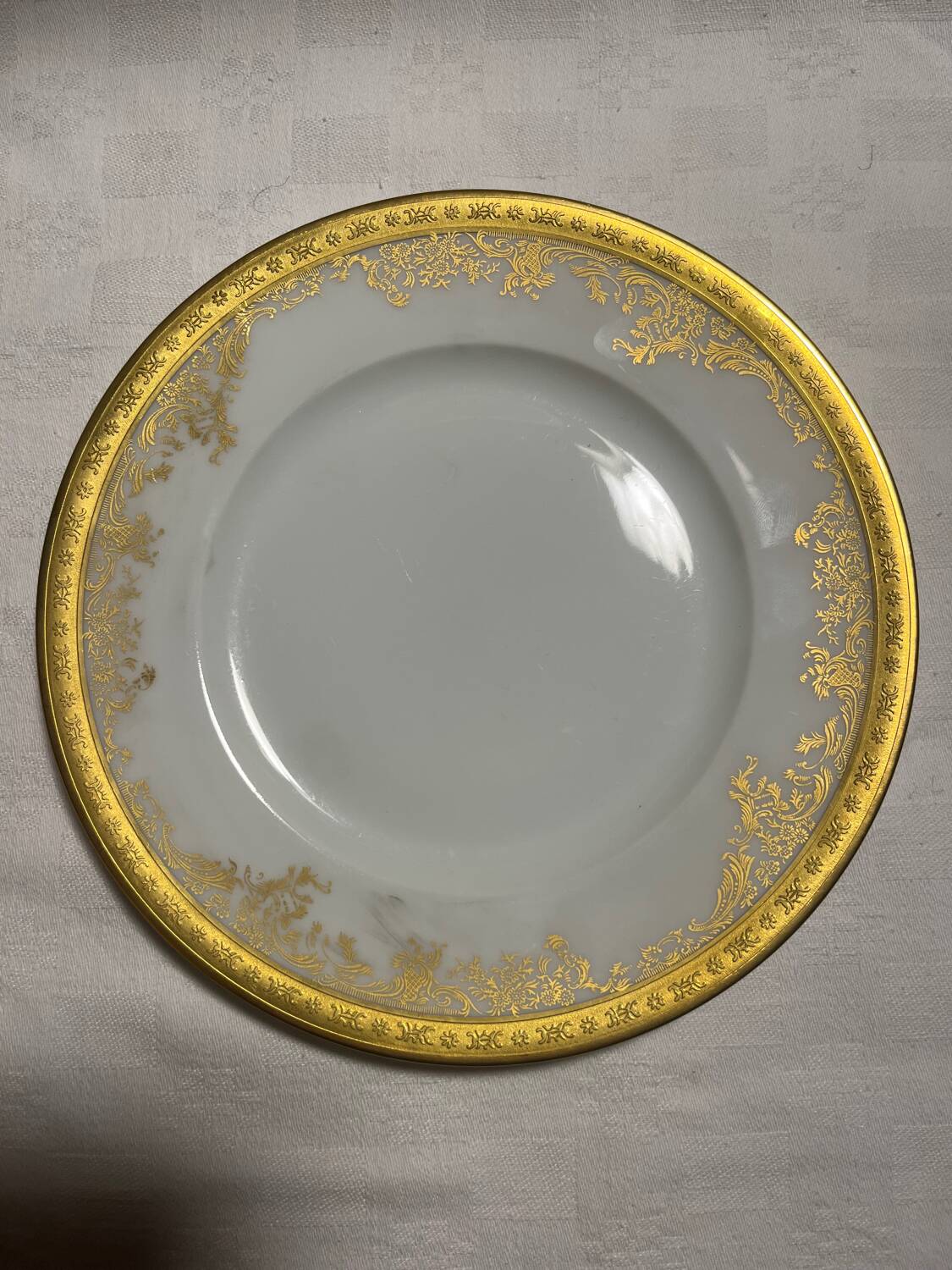 Haviland Limoges plates – Gold gilding – Prestige service