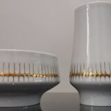 2 old ceramic pots made in Czechoslovakia around 1960s-1970s