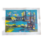 Lithographie Marcel Mouly signée numérotée 82/150