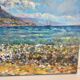 Oil painting on canvas - Seascape Cap Ferrat signed STAS Stanislav Dy