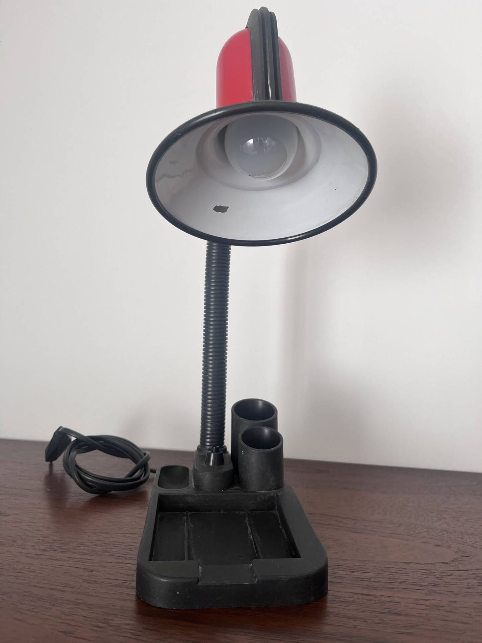 Lampe de bureau fase rouge