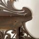 antique Napoleon III wall shelf in openwork wood