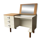 Bureau/coiffeuse du milieu du siècle 1960 par Uniflex
