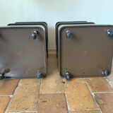 Vintage 70s serving trolleys