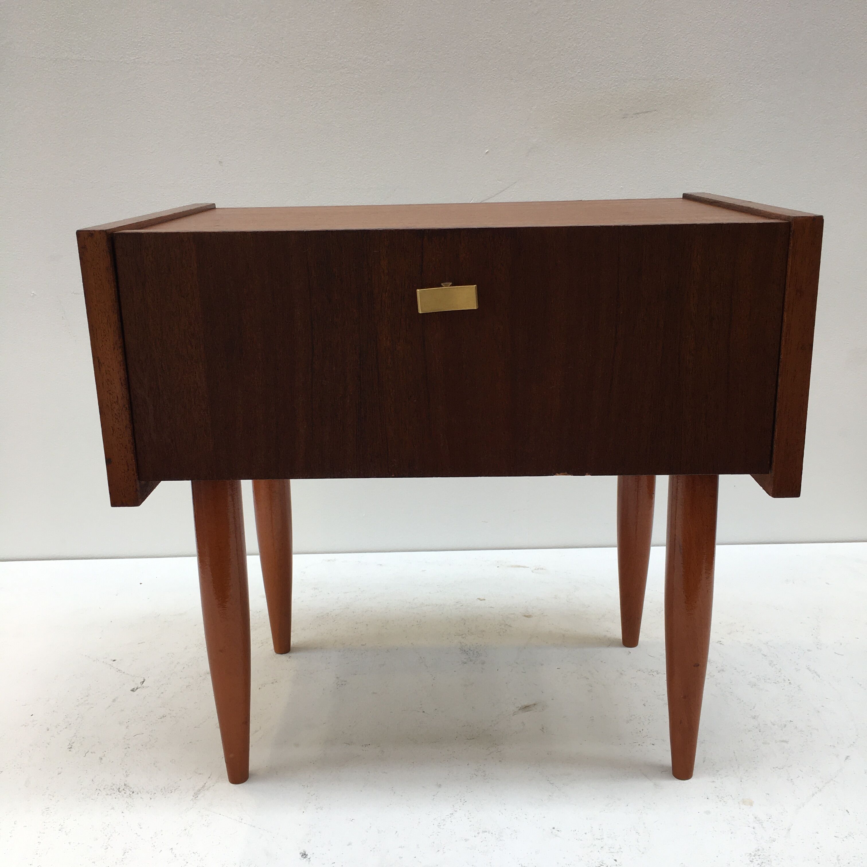 Pair of spindle bedside tables