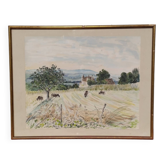 Aquarelle Jean Laffitte