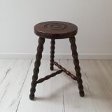 Vintage tripod stool