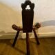 Brutalist tripod chair