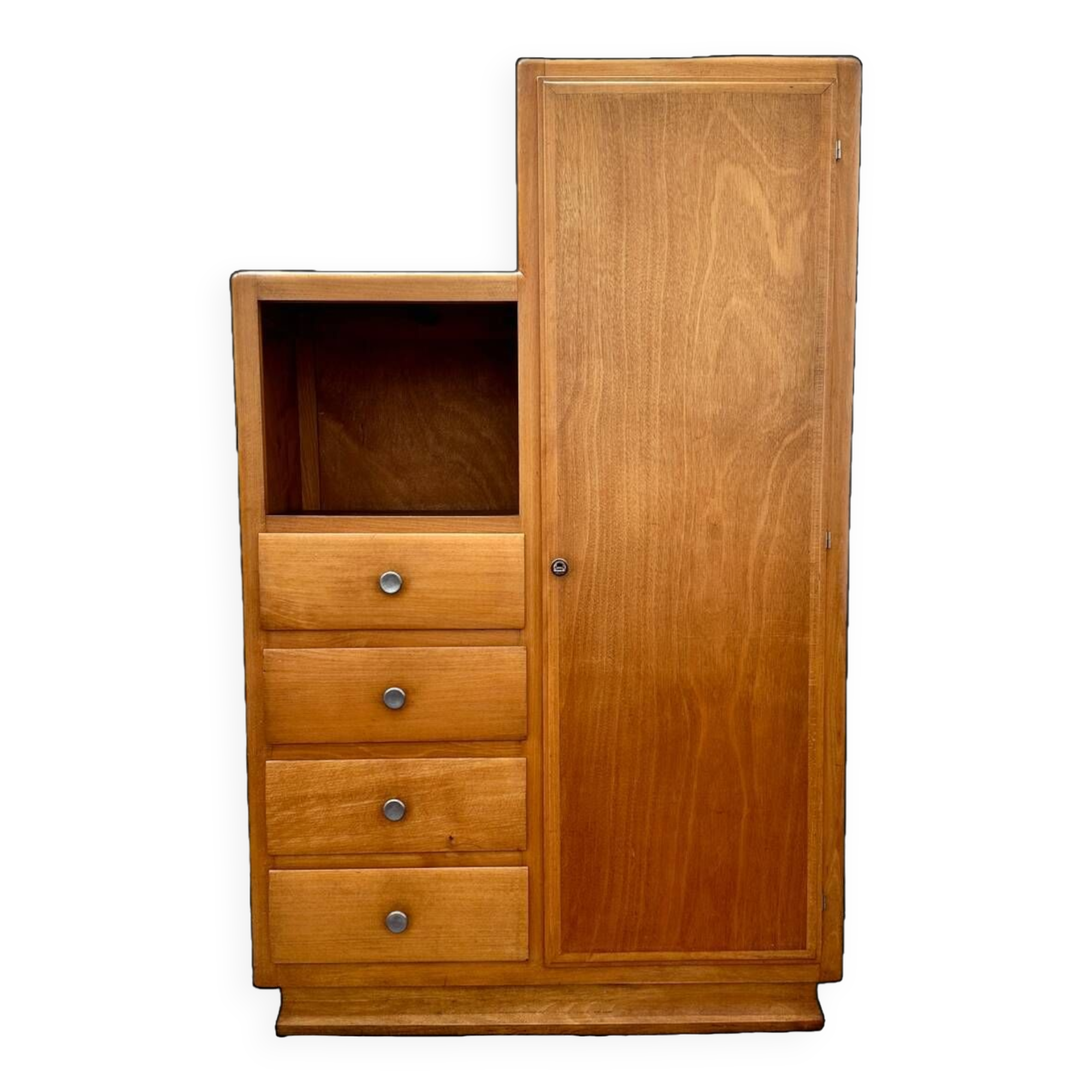 Vintage asymmetrical wardrobe