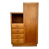 Vintage asymmetrical wardrobe