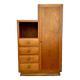 Vintage asymmetrical wardrobe