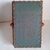 Wood and bamboo picking basket
