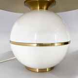 Pair of Mid-Century Brass & Metal Table Lamps by Napako, Czechoslovakia