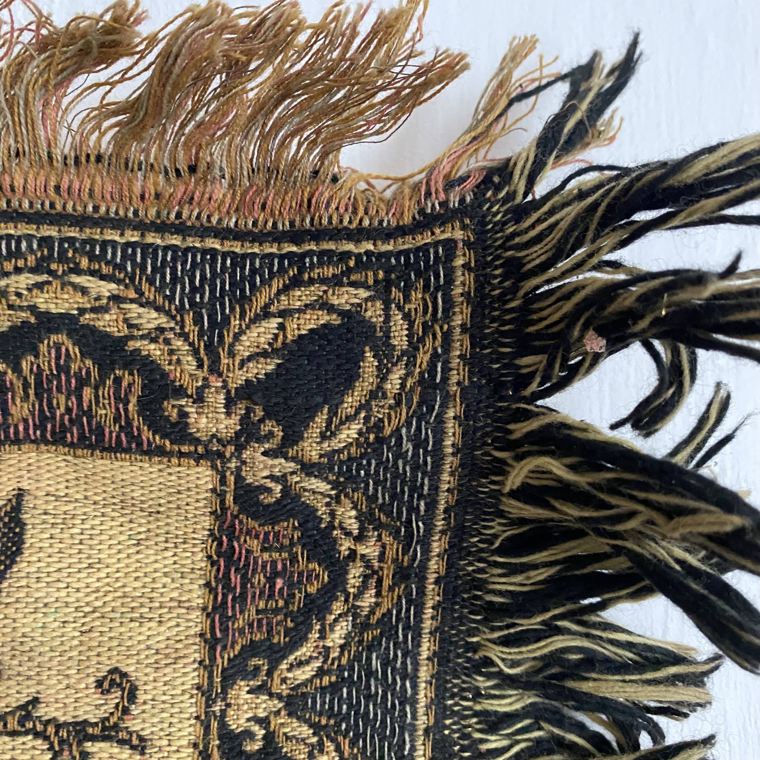 Antique tapestry, maritime allegory