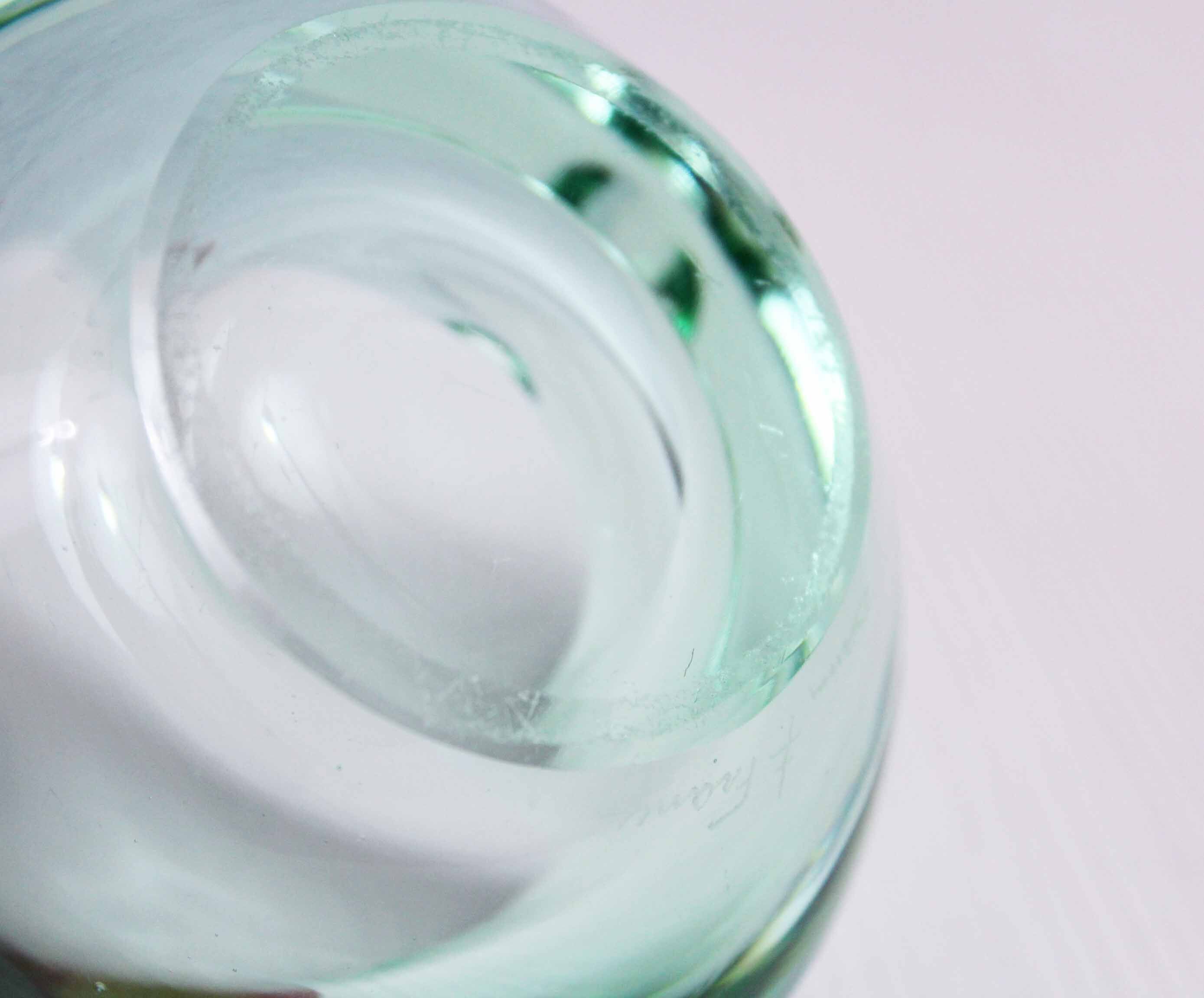 Ashtray in crystal Daum France