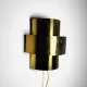 Gold Coloured Layered Wall Lamp By Anvia Nederland, The Netherlands, 1960S