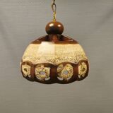 Ceramic hanging lamp, Danish from the 1970s.