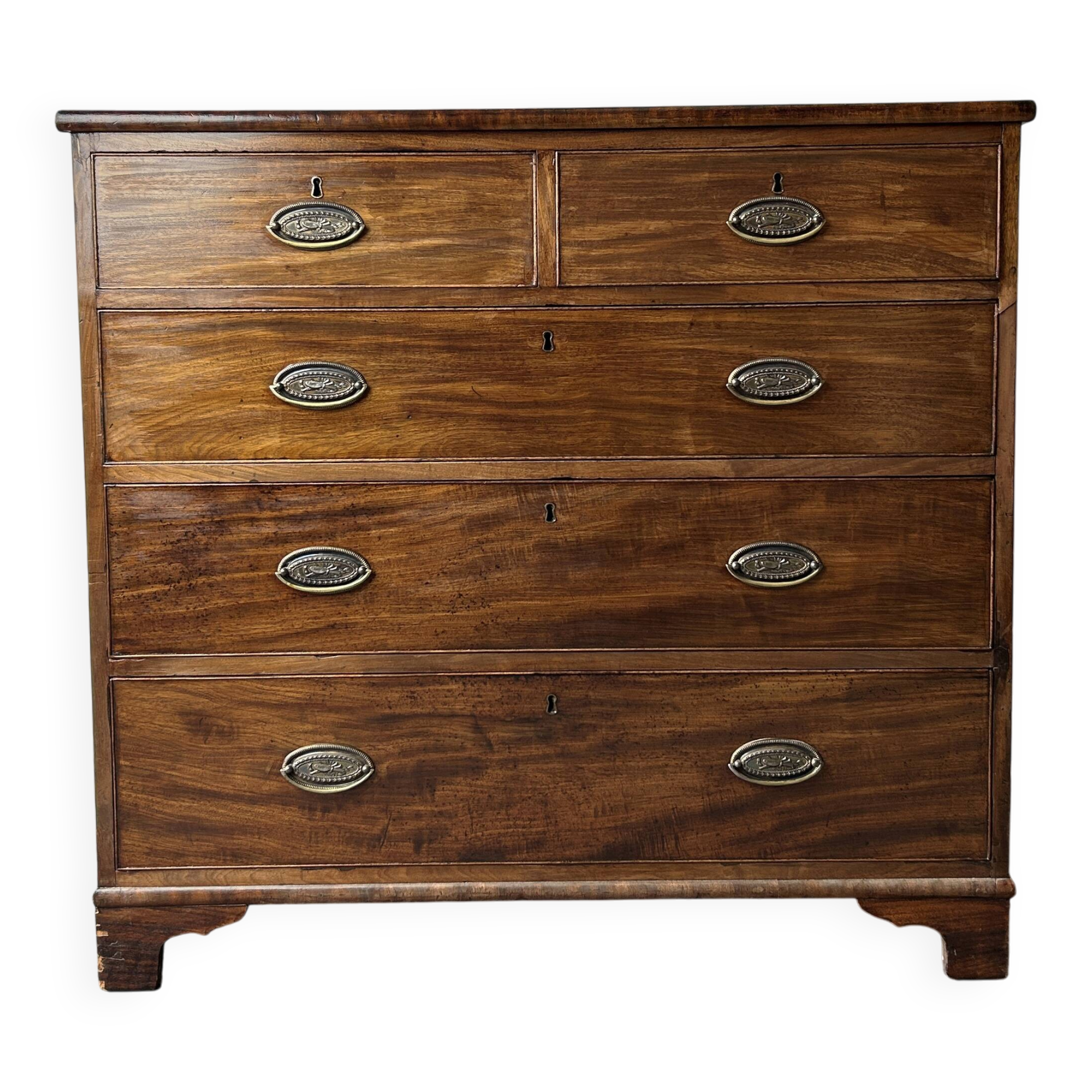 Antique Georgian mahogany two over three chest of drawers 1820–1840