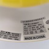 Hanging lamp in beautiful yellow colour
