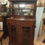 Small mahogany cabinet from the Napoleon III period, in its original 19th-century condition.