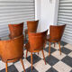 Set of 10 Baumann bistro chairs