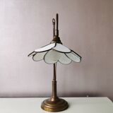 Vintage table lamp/desklamp, seventies in Tiffany style