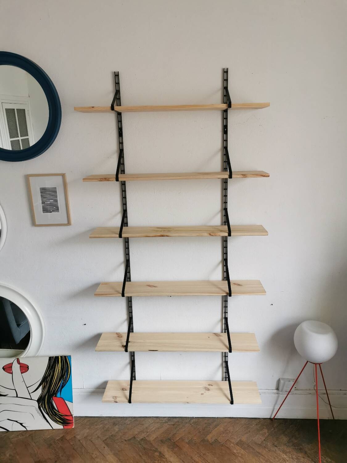 Italian suspended library