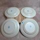 Set of 4 antique English flat plates B.p.w.&m. Milan – Ironstone