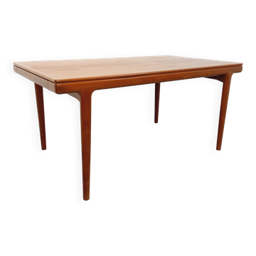 Table à manger scandinave rectangulaire vintage de Johannes Andersen Samcom