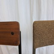 Set of 4 - Mix & Match Vintage Industrial Dining Chairs - 1970s Stol Kamnik