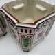 Pair of onion pots Samson 19th century Polychrome earthenware Strasbourg style Antique cache pots