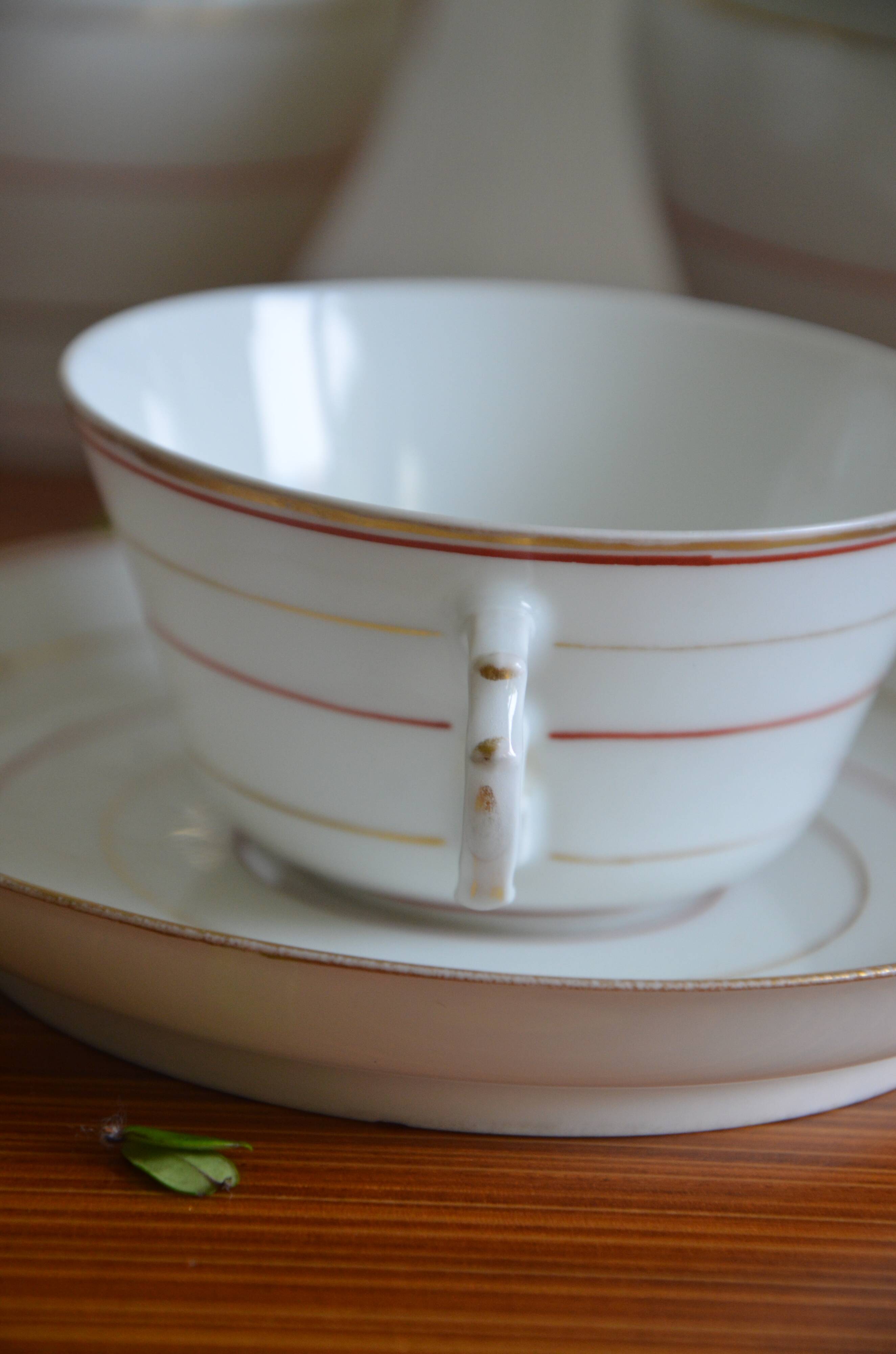 Fine porcelain tea set