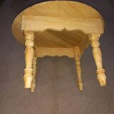 Table en bois de cèdre berbère, table basse en bois traditionnelle
