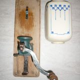 Vintage Goldenberg wall-mounted coffee grinder